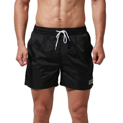 DESMIIT Men's Quick drying Beach shorts loose swimming trunks color matching Board shorts S7937