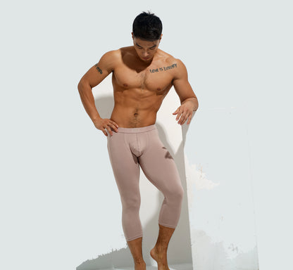 Men's Winter Thermal Base Layer Pants - Modal Soft Fabric, Warm Non-Pilling Inner Wear for Cold Days  U1007