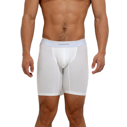 Men's Soft Men's Underwear Middle Comfortable Boxer Briefs with Elastic Waist  U5003