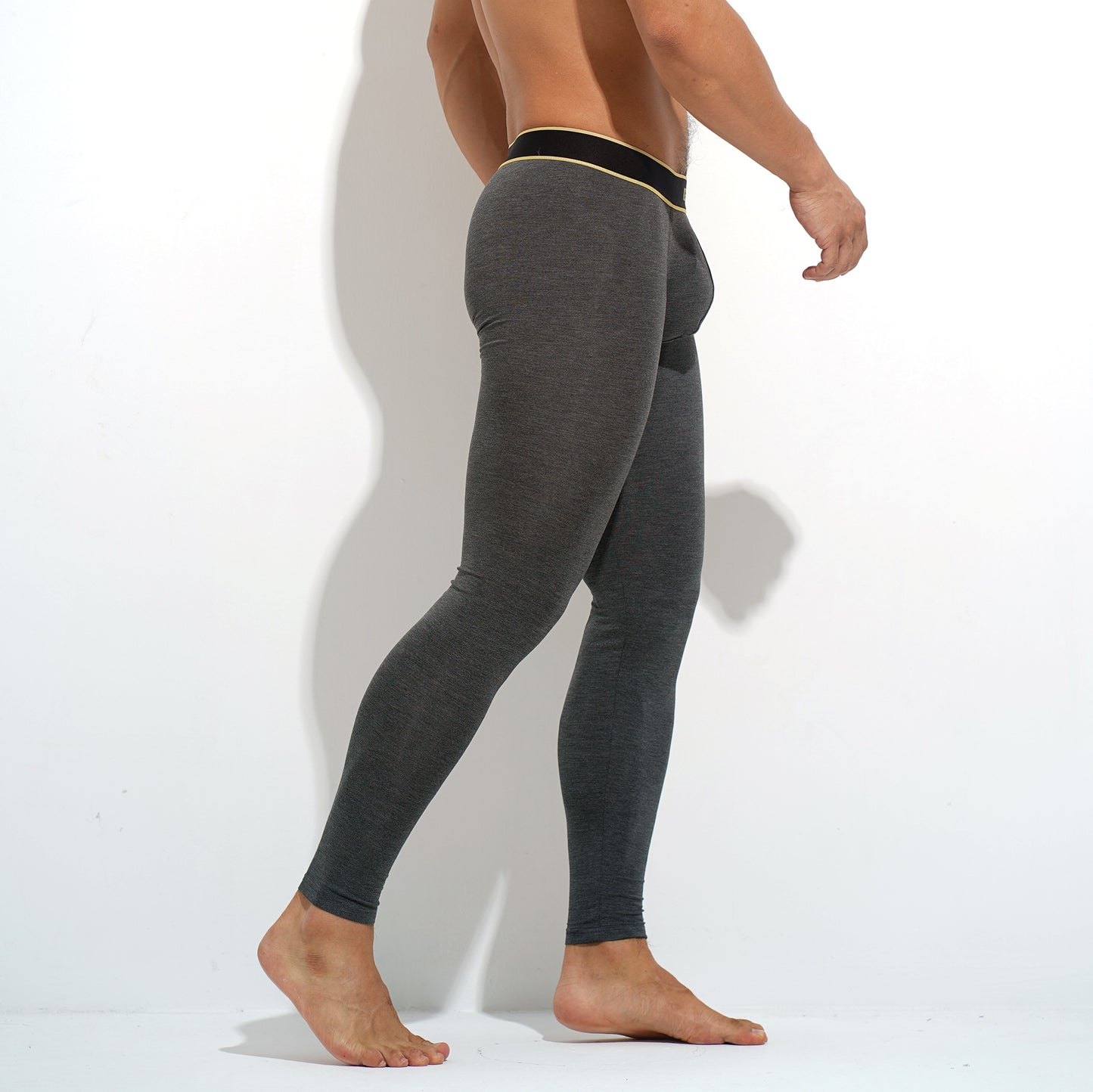 Soft Modal Men's Warm Underwear - U-Pouch Thermal Long Johns  U1004