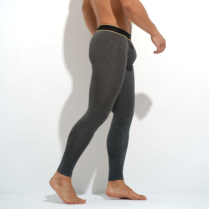 Soft Modal Men's Warm Underwear - U-Pouch Thermal Long Johns  U1004