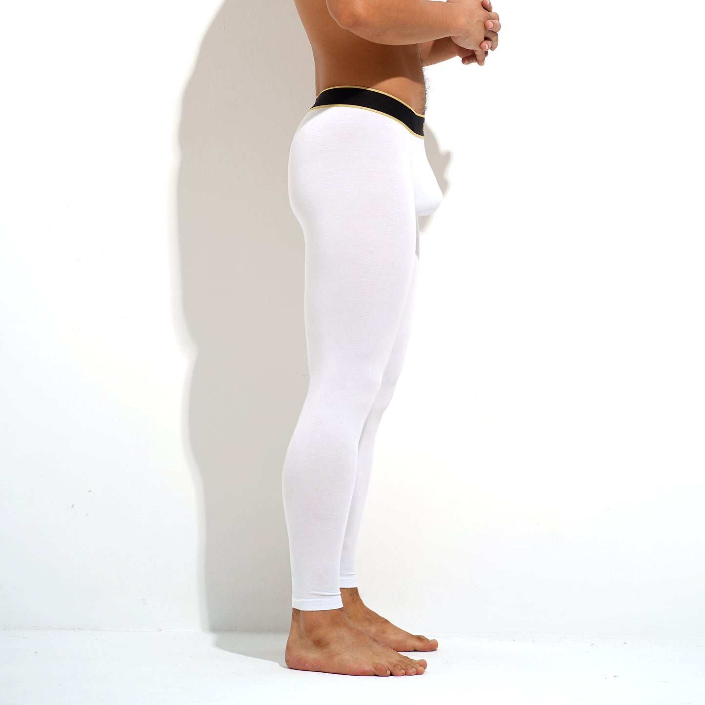 Soft Modal Men's Warm Underwear - U-Pouch Thermal Long Johns  U1004