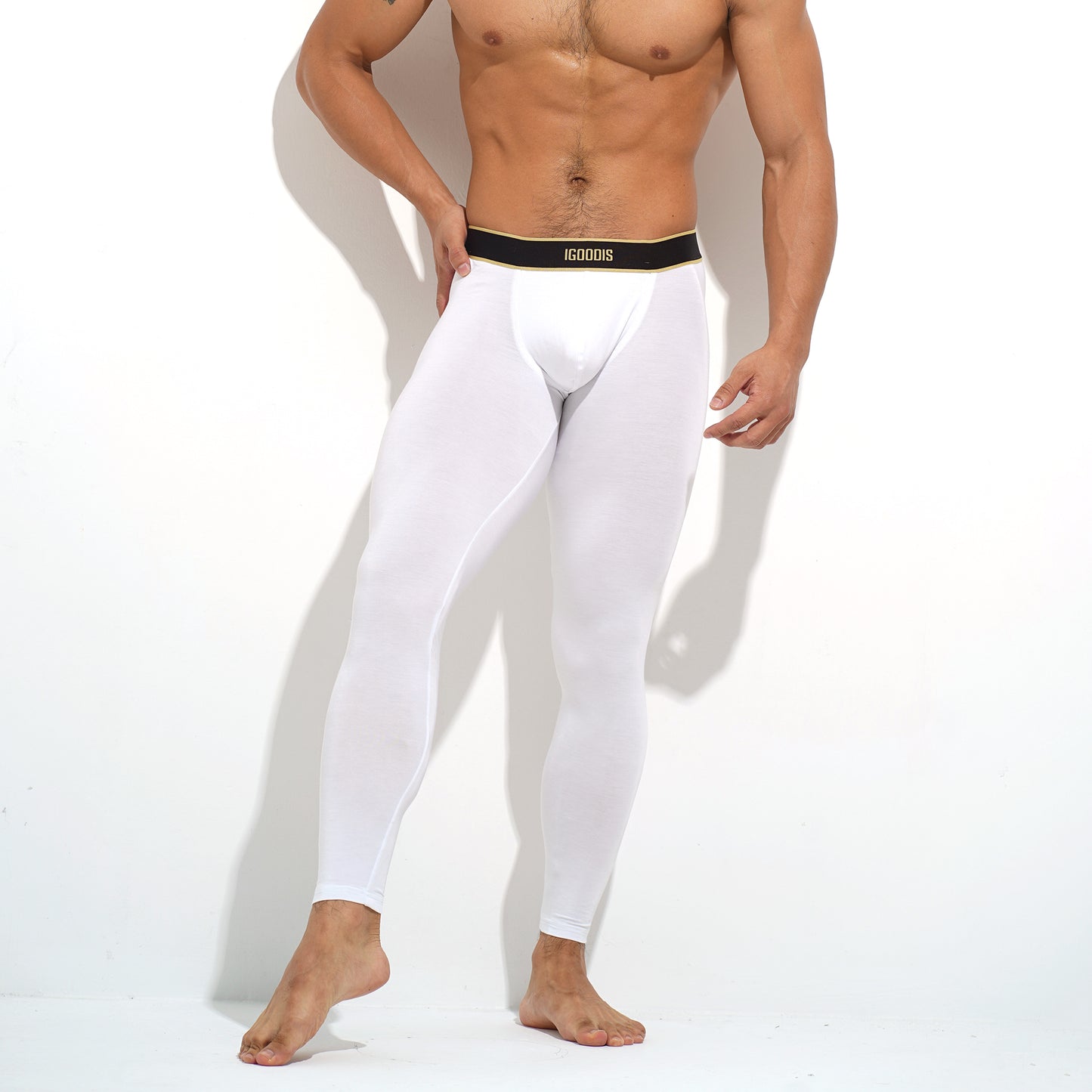 Soft Modal Men's Warm Underwear - U-Pouch Thermal Long Johns  U1004