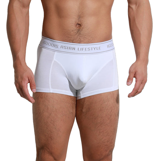 Men's Slim-Fit Boxer Briefs - Soft Lightweight High Elasticity Healthy Fabric Underwear U4002