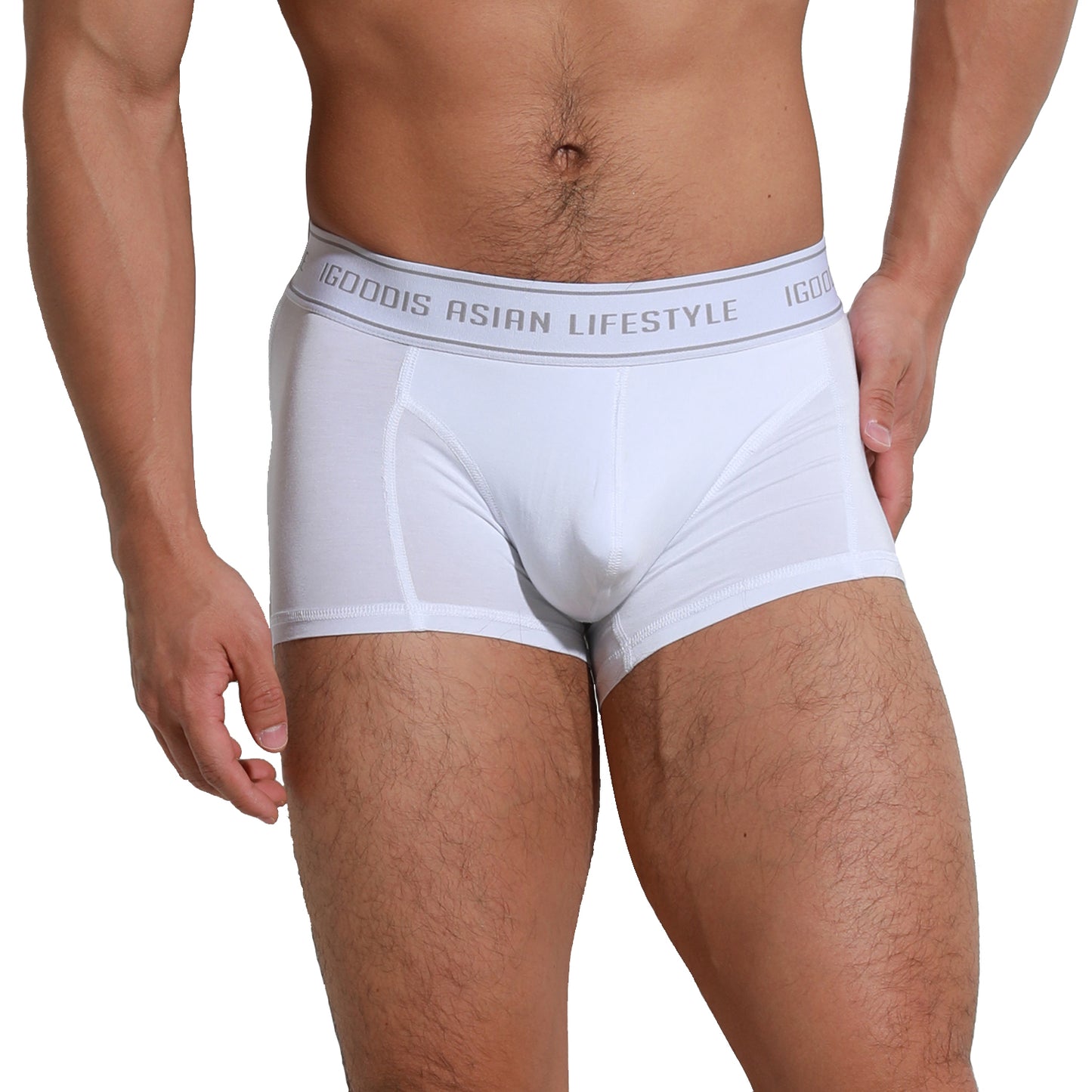 Men's Slim-Fit Boxer Briefs - Soft Lightweight High Elasticity Healthy Fabric Underwear U4002