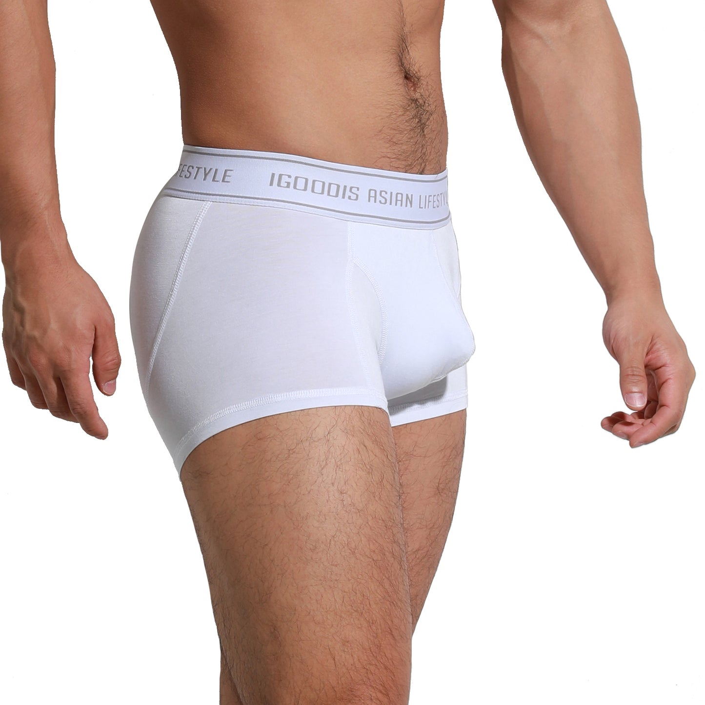 Men's Slim-Fit Boxer Briefs - Soft Lightweight High Elasticity Healthy Fabric Underwear U4002