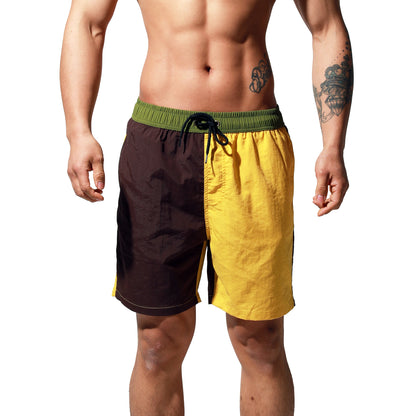Men's Lightweight Mid-length Quick‑Dry Board Shorts with Pockets | Beach & Pool B5116