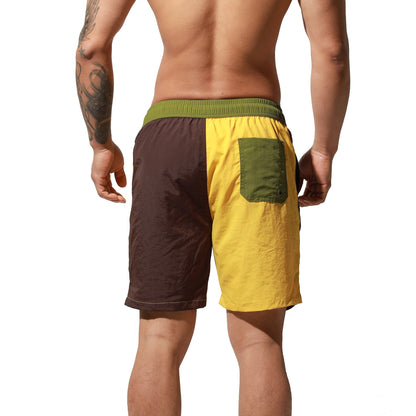 Men's Lightweight Mid-length Quick‑Dry Board Shorts with Pockets | Beach & Pool B5116