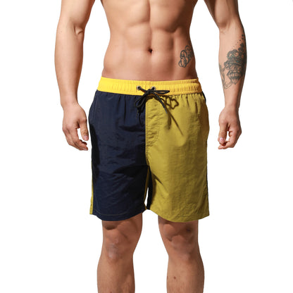 Men's Lightweight Mid-length Quick‑Dry Board Shorts with Pockets | Beach & Pool B5116