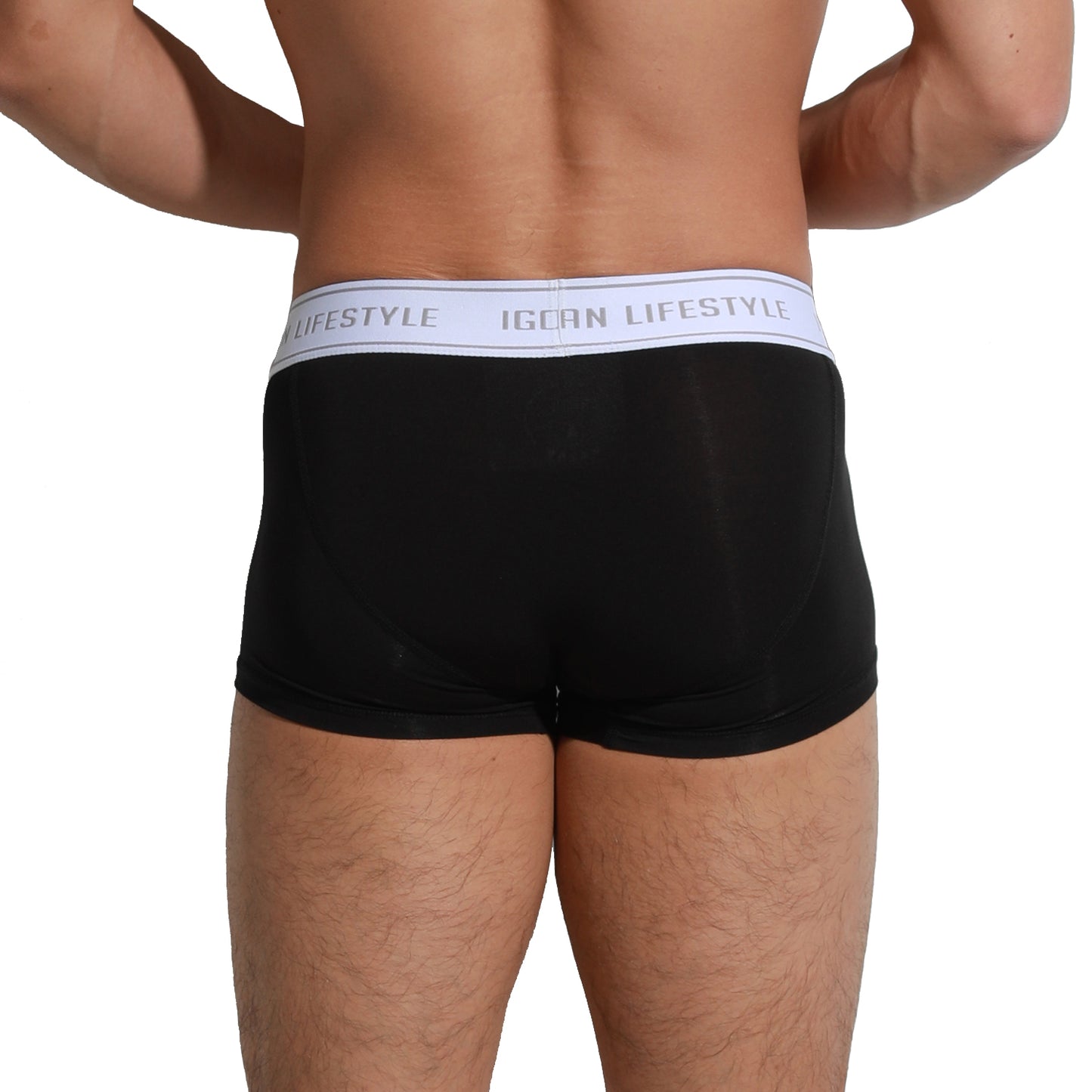 Men's Slim-Fit Boxer Briefs - Soft Lightweight High Elasticity Healthy Fabric Underwear U4002