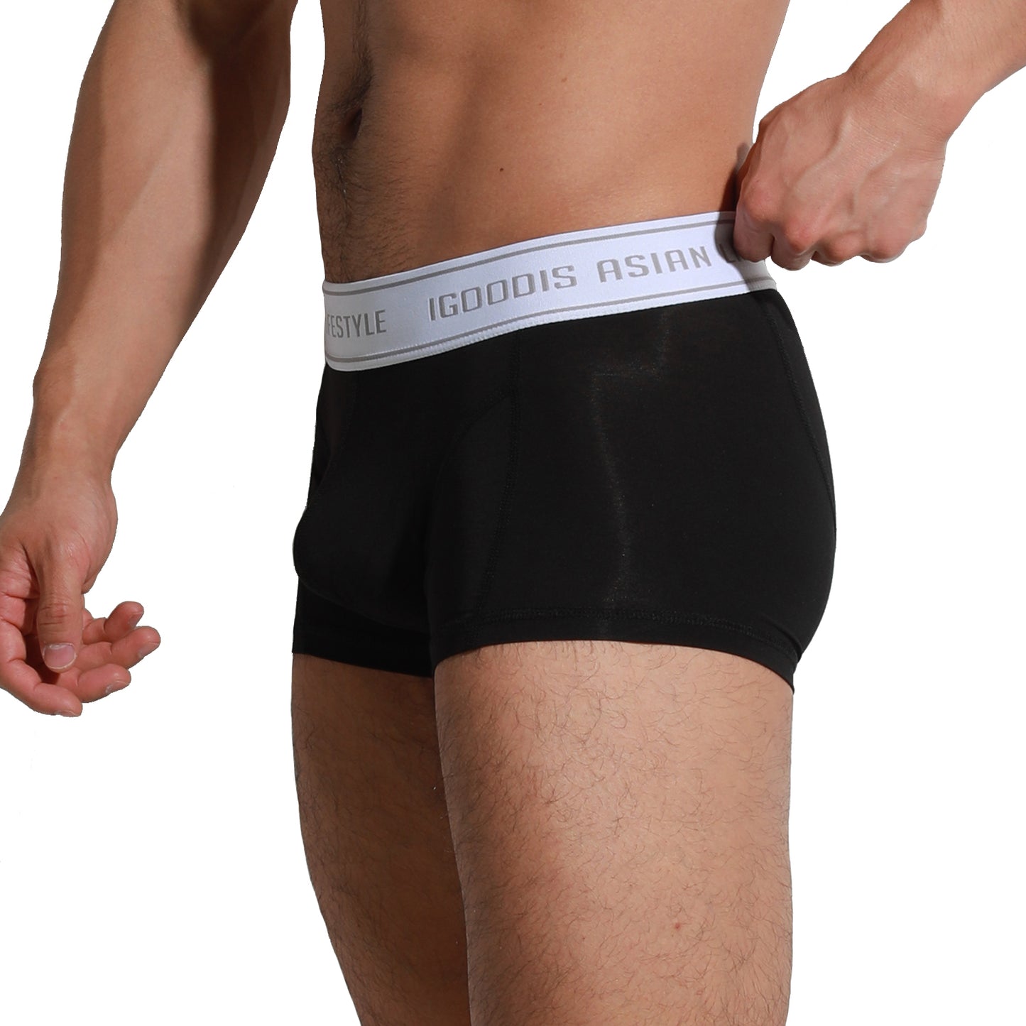 Men's Slim-Fit Boxer Briefs - Soft Lightweight High Elasticity Healthy Fabric Underwear U4002