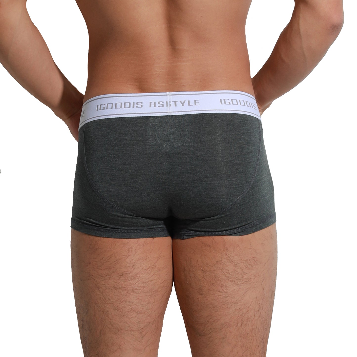 Men's Slim-Fit Boxer Briefs - Soft Lightweight High Elasticity Healthy Fabric Underwear U4002