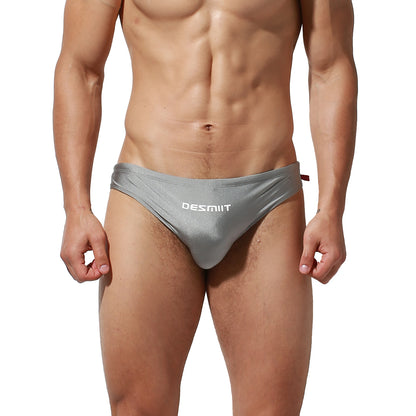 DESMIIT Men's Sparkle Swimwear Swim Brief Gent String Holiday Sunbath Swimsuit bikini S3933