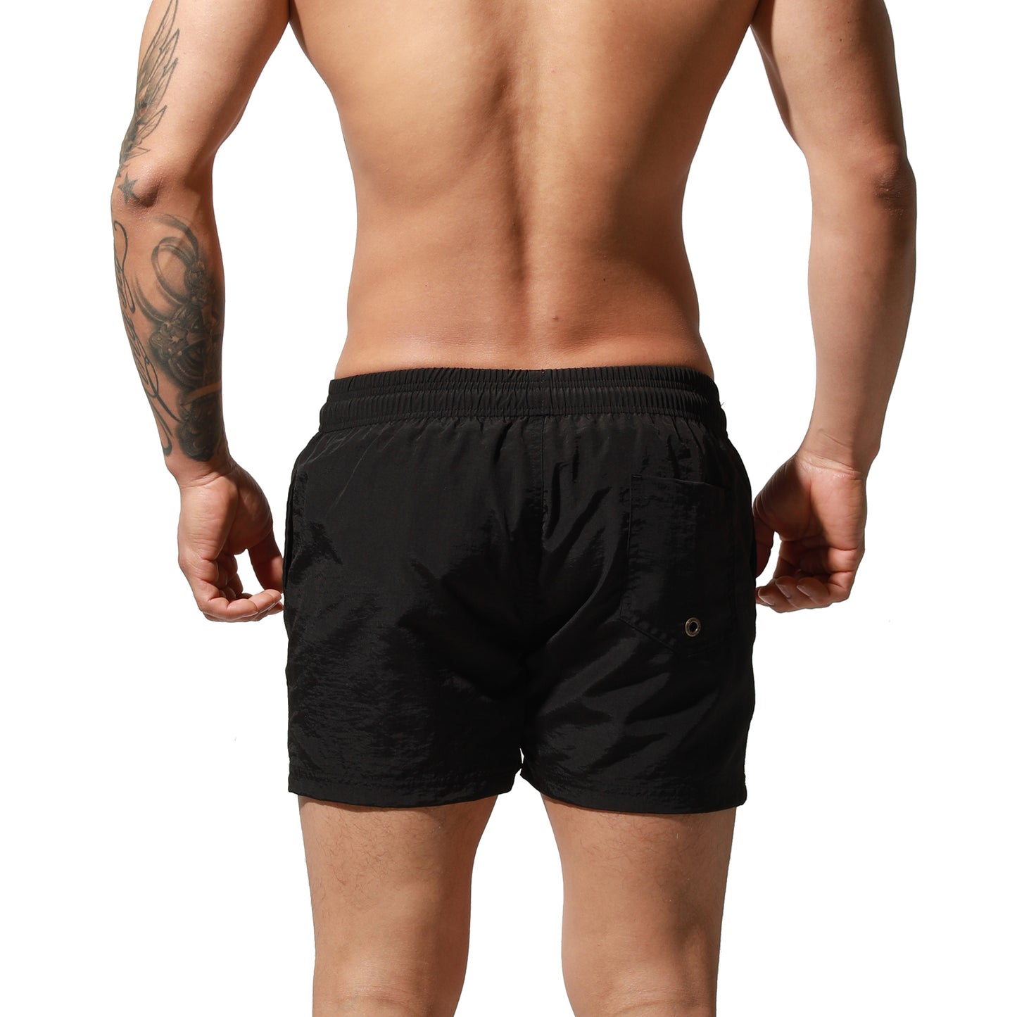 DESMIIT Men's Qucik-Dry Board Shorts Loose Swimming All-Day Comfort Surfing  S6020