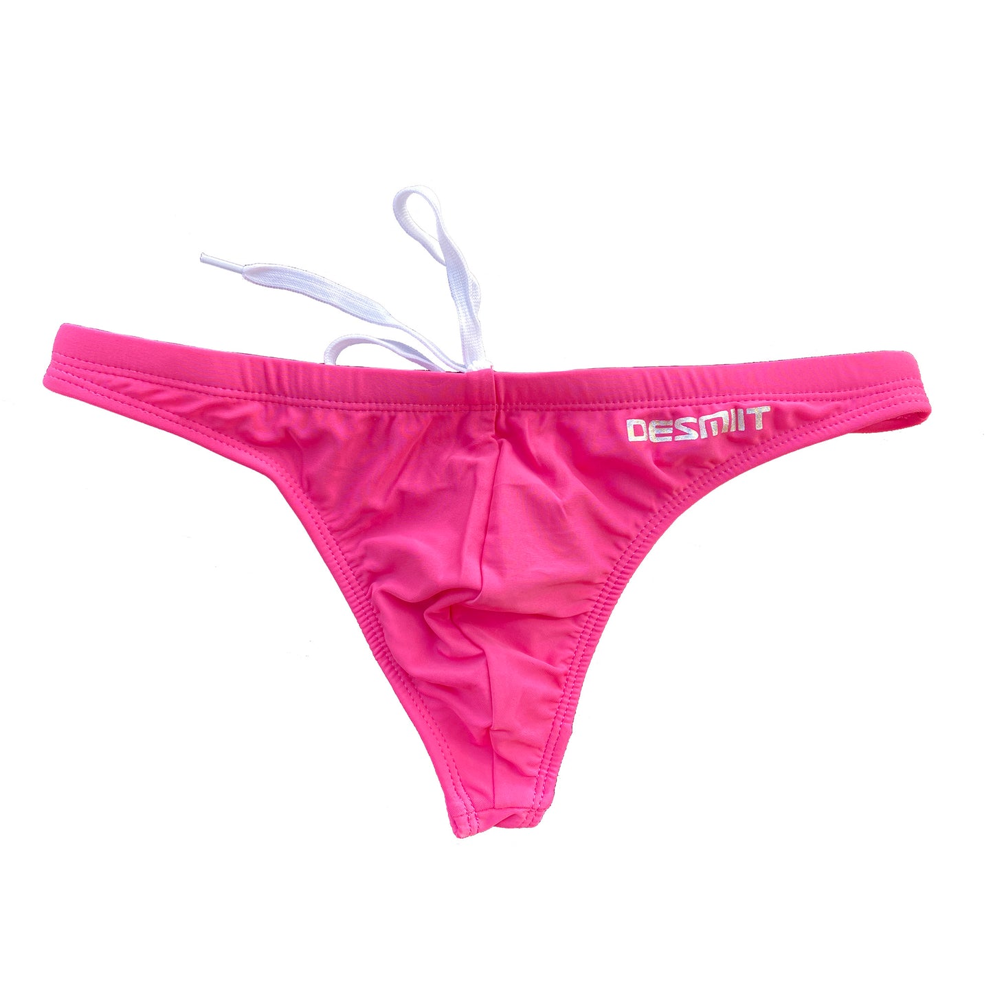 Men's Drawstrings Sexy Low Rise Solid Swim Thongs for Sunbathing S201