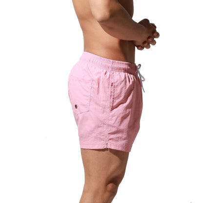 DESMIIT Men's Qucik-Dry Board Shorts Loose Swimming All-Day Comfort Surfing  S6020