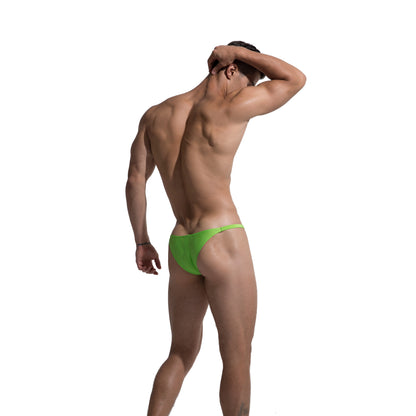 DESMIIT Men's Bikini swimming Sunbathing sexy triangle low waist  Swimwear drawstring-free S205