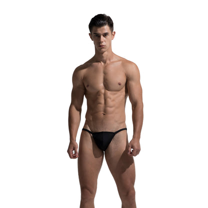 DESMIIT Men's Bikini swimming Sunbathing sexy triangle low waist  Swimwear drawstring-free S205