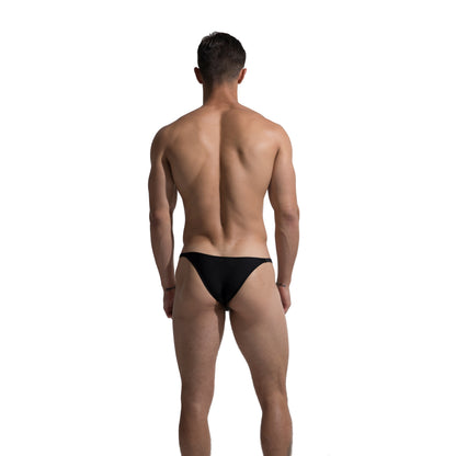 DESMIIT Men's Bikini swimming Sunbathing sexy triangle low waist  Swimwear drawstring-free S205
