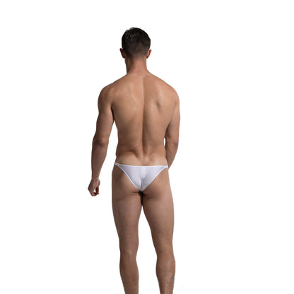 DESMIIT Men's Bikini swimming Sunbathing sexy triangle low waist  Swimwear drawstring-free S205