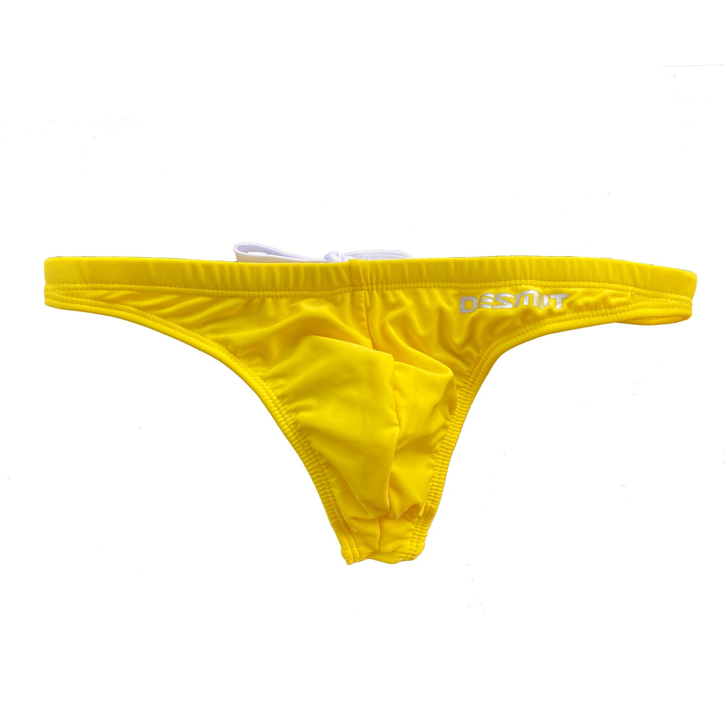 Men's Drawstrings Sexy Low Rise Solid Swim Thongs for Sunbathing S201