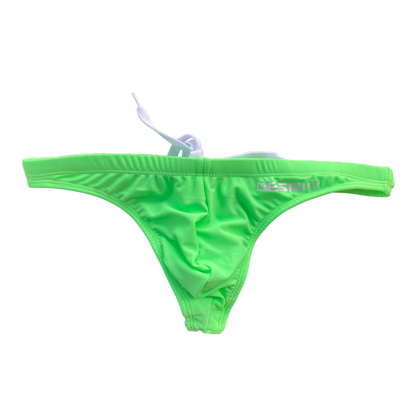 Men's Drawstrings Sexy Low Rise Solid Swim Thongs for Sunbathing S201