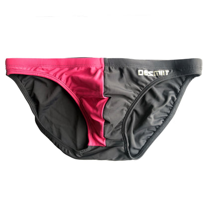 DESMIIT Men's Mini Bikini Swim Briefs, Sexy Low‑rise Tie Side Swimsuit, Assorted Colors Beach Pool Bathing Suit S308