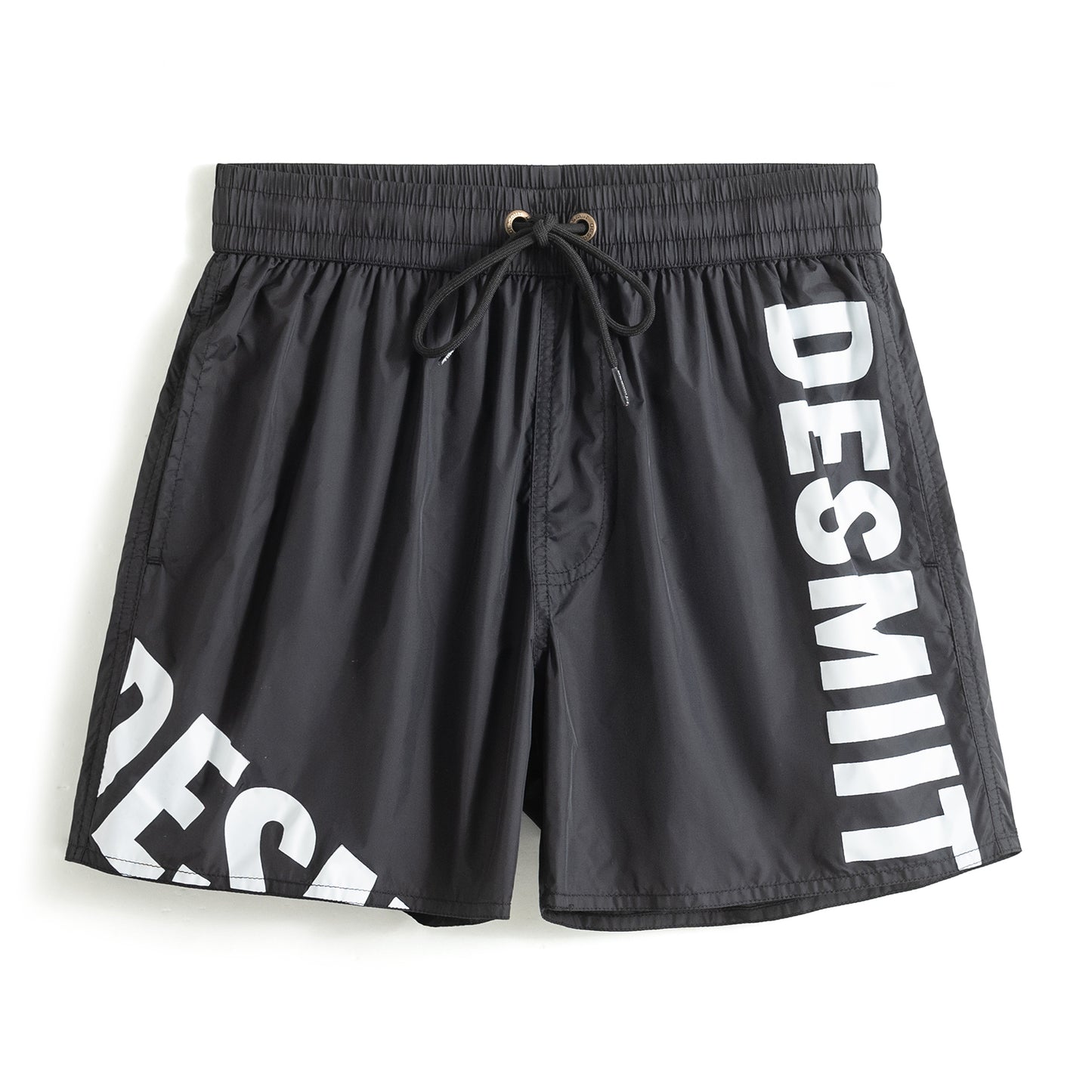 DESMIIT Men's Letter Printing Loose Board Shorts Fashion Work Out Fitness Freak Trunks B3112