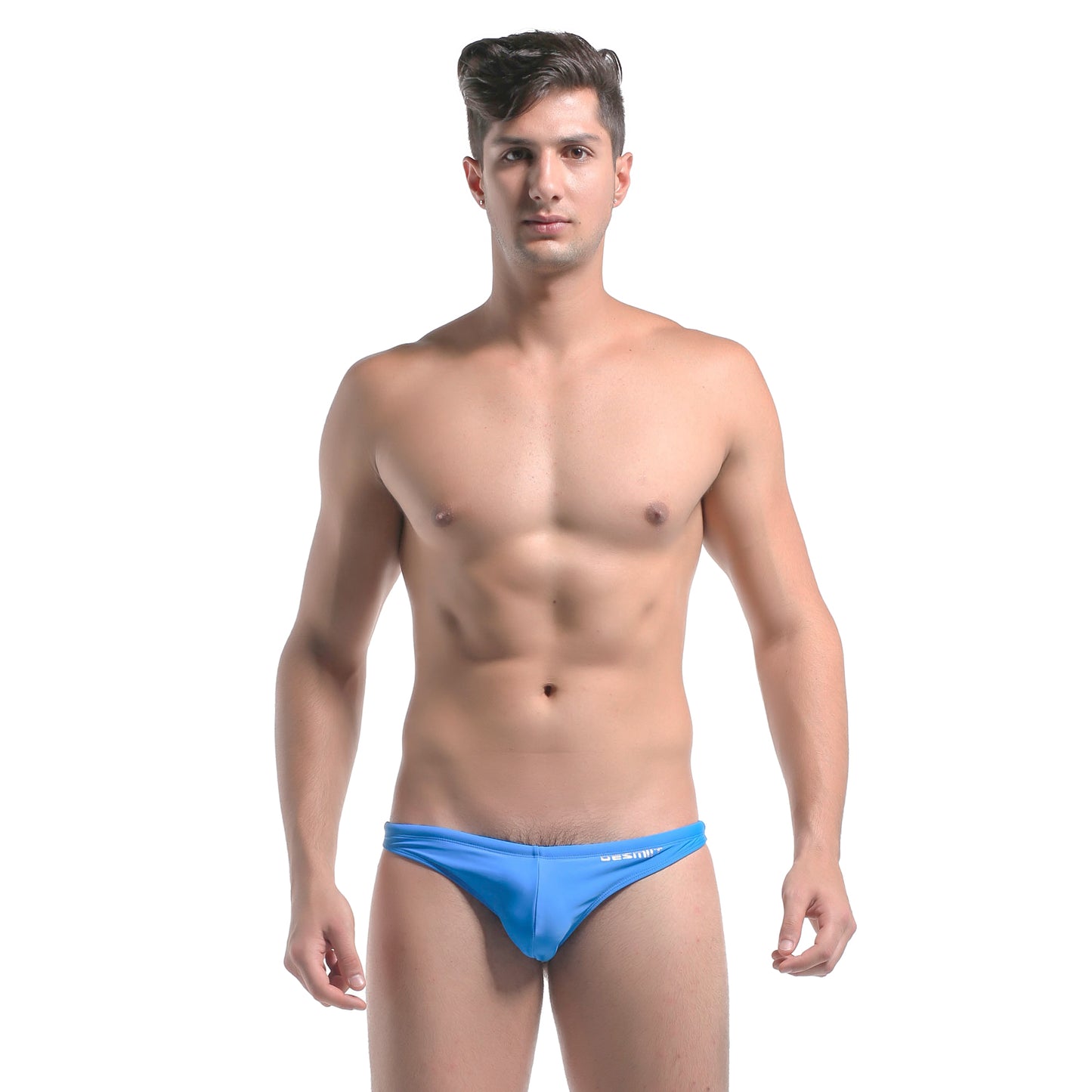 Men's Drawstrings Sexy Low Rise Solid Swim Thongs for Sunbathing S201