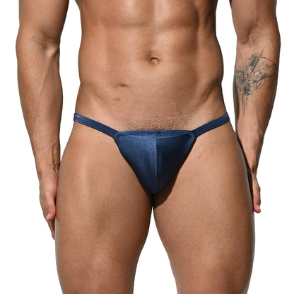DESMIIT Men's Bikini swimming Sunbathing sexy triangle low waist  Swimwear drawstring-free S205