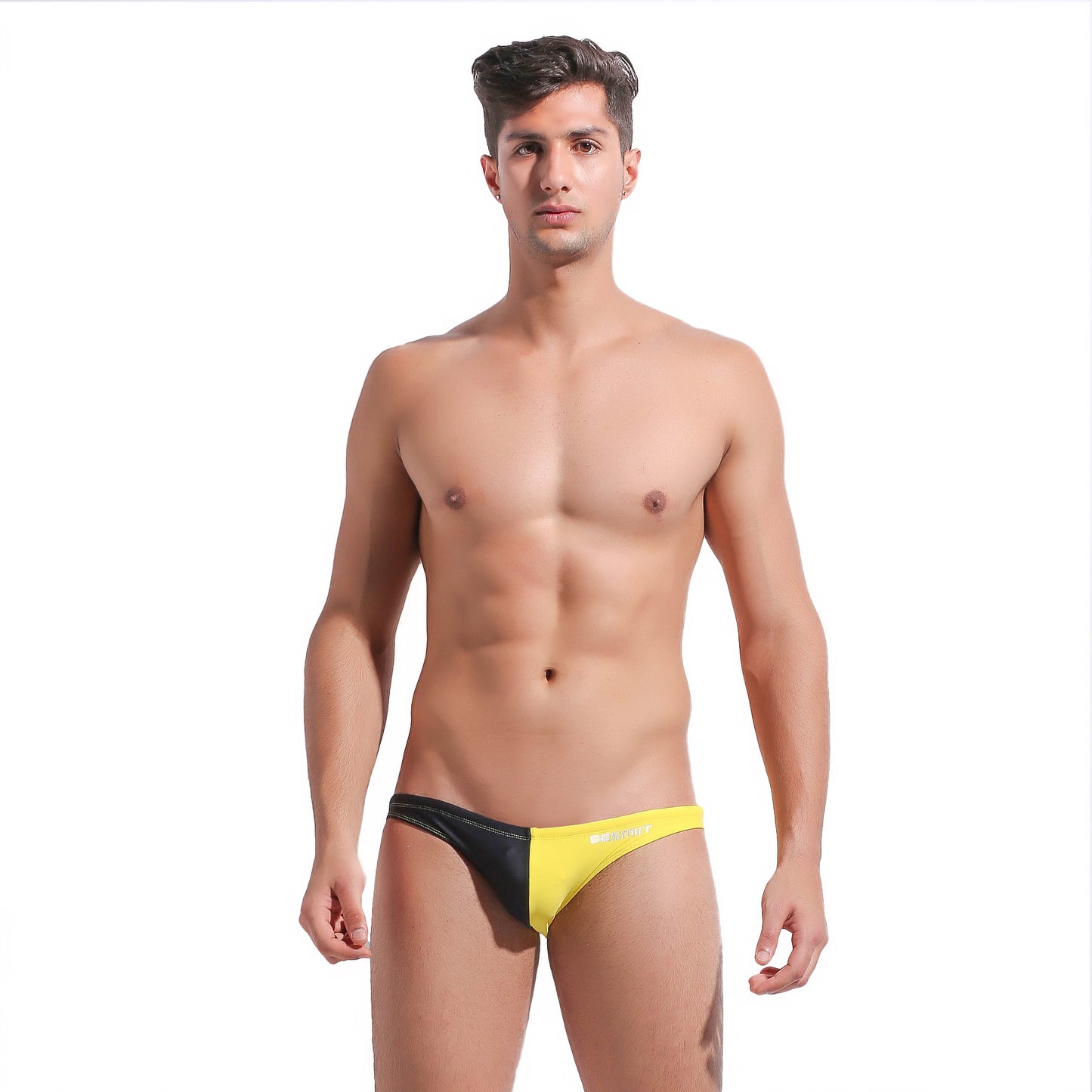DESMIIT Men's Mini Bikini Swim Briefs, Sexy Low‑rise Tie Side Swimsuit, Assorted Colors Beach Pool Bathing Suit S308
