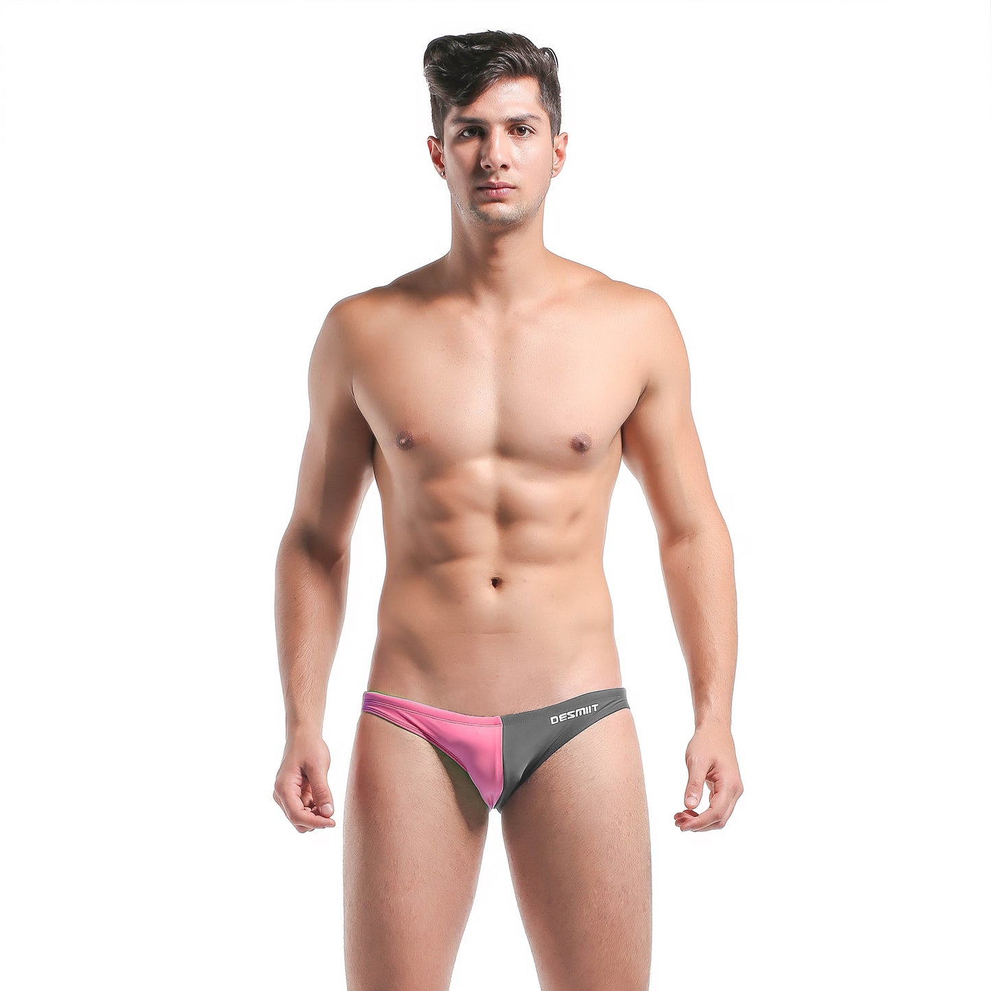 DESMIIT Men's Mini Bikini Swim Briefs, Sexy Low‑rise Tie Side Swimsuit, Assorted Colors Beach Pool Bathing Suit S308