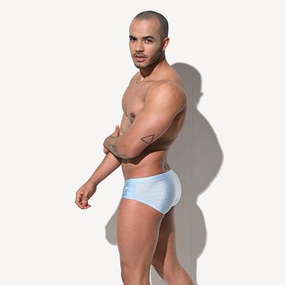 DESMIIT Men's Low Rise Drawstring Swim Briefs | High Stretch Quick-Dry Snug Fit S3209
