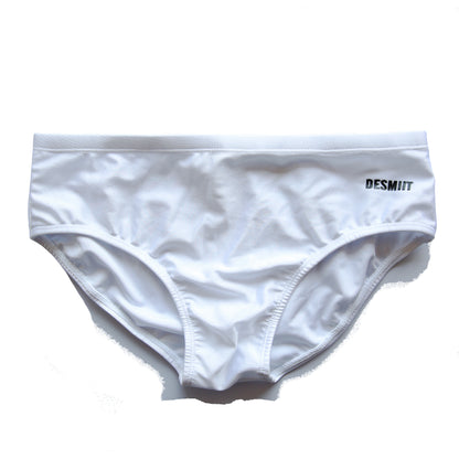 DESMIIT Men's Low Rise Drawstring Swim Briefs | High Stretch Quick-Dry Snug Fit S3209