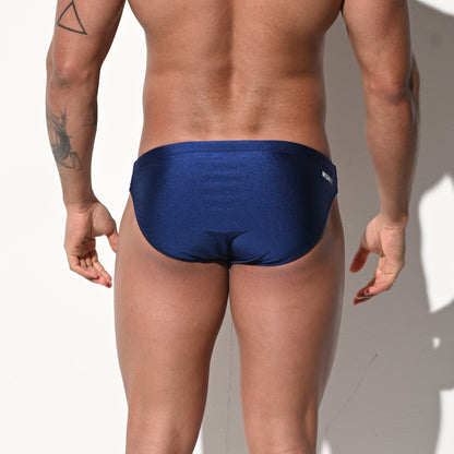 DESMIIT Men's Low Rise Drawstring Swim Briefs | High Stretch Quick-Dry Form-fitting S3210