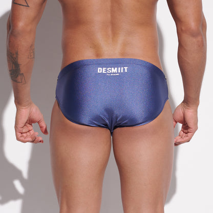 DESMIIT Men's Low Rise Padded Swim Briefs | Sexy Anti-embarrassment Bathing Suit  S3315