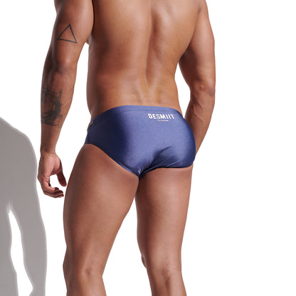 DESMIIT Men's Low Rise Padded Swim Briefs | Sexy Anti-embarrassment Bathing Suit  S3315