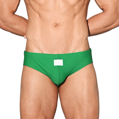 Men's Stylish Minimalist Swimwear Quick-Drying Slim-fit Triangle Swim Briefs 3520