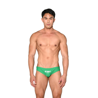 Men's Sporty Quick-Dry Swimwear Stretchy Lined Slim-fit Swim Briefs S3522