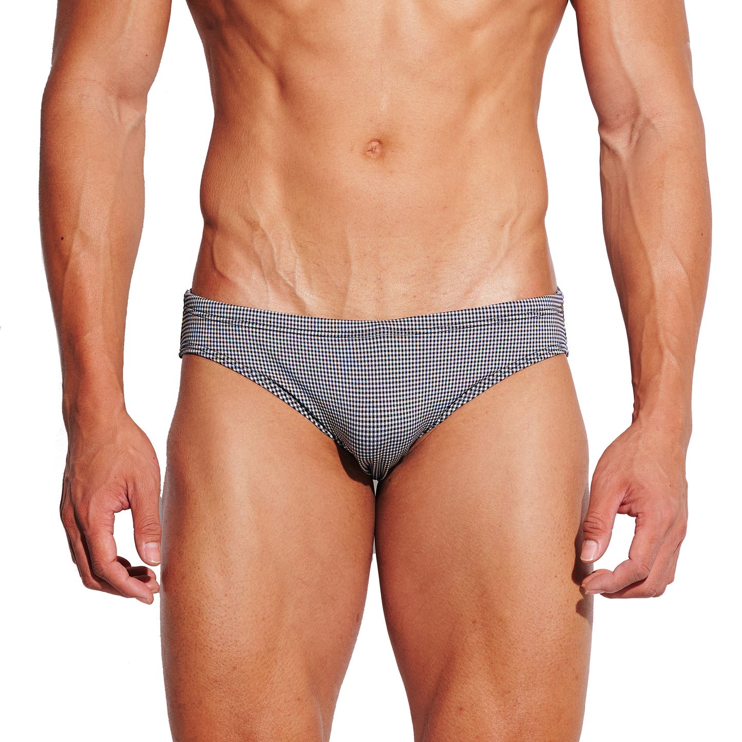 Men's Micro Bikini Thong Swim Briefs - Low Rise Tight High-Cut Narrow Side Bathing Suit S3629