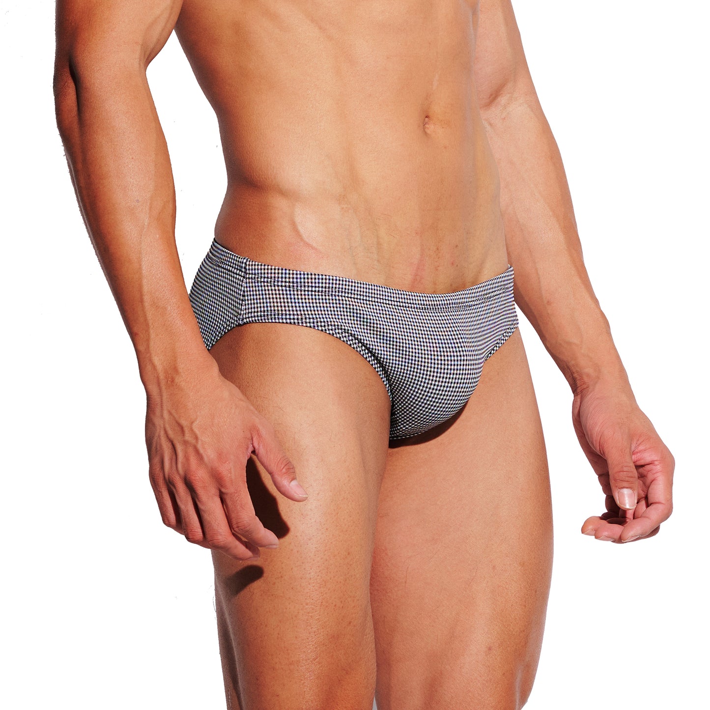 Men's Micro Bikini Thong Swim Briefs - Low Rise Tight High-Cut Narrow Side Bathing Suit S3629