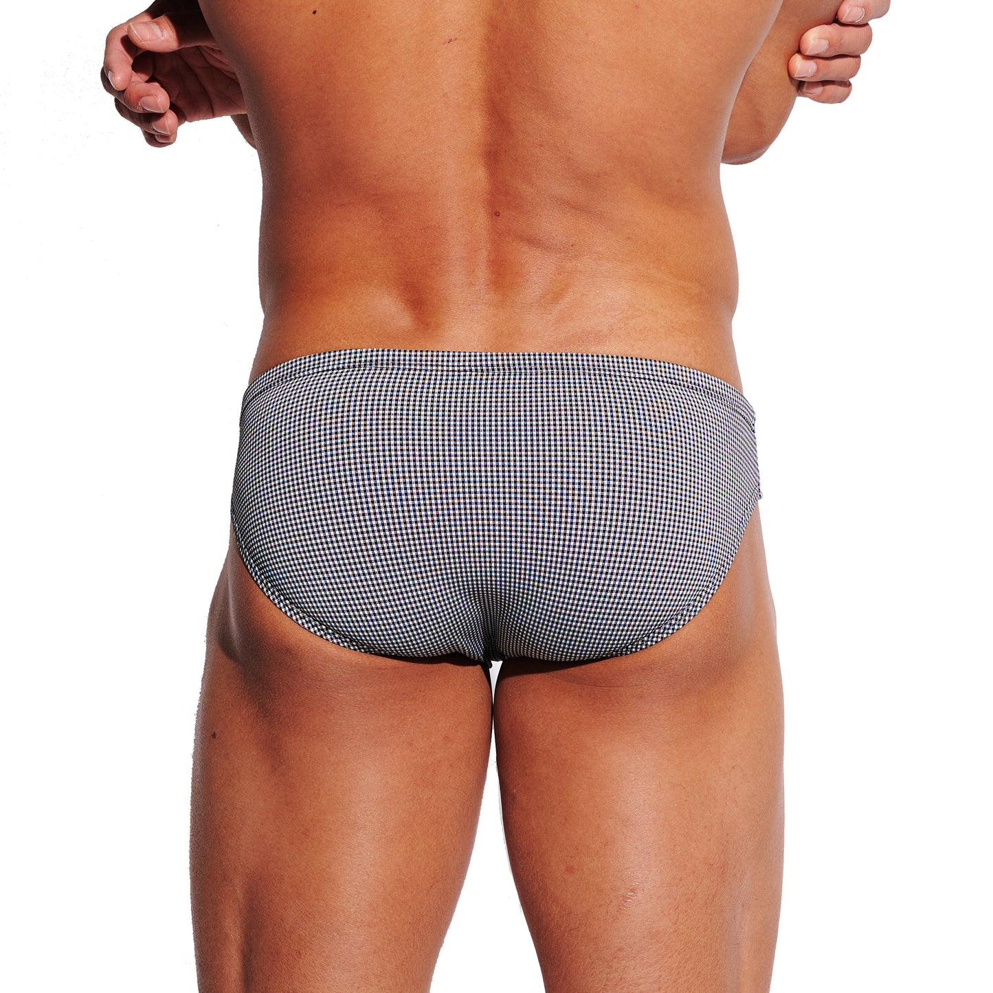 Men's Micro Bikini Thong Swim Briefs - Low Rise Tight High-Cut Narrow Side Bathing Suit S3629