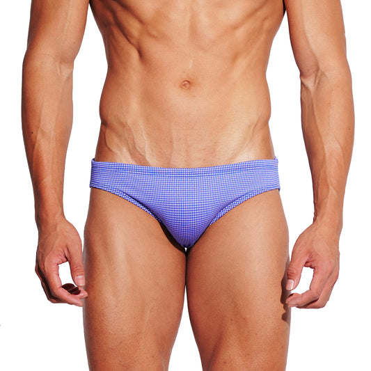 Men's Micro Bikini Thong Swim Briefs - Low Rise Tight High-Cut Narrow Side Bathing Suit S3629
