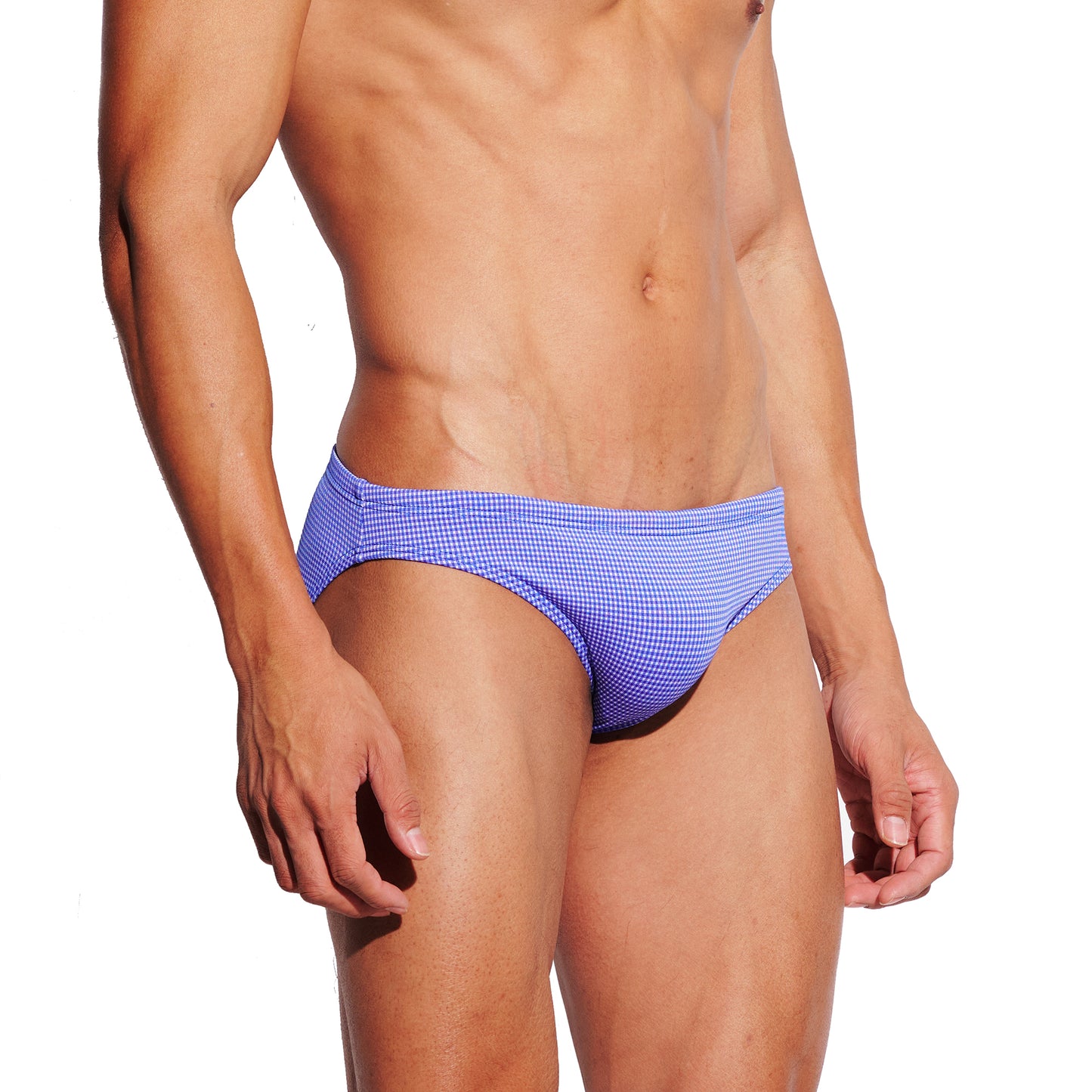 Men's Micro Bikini Thong Swim Briefs - Low Rise Tight High-Cut Narrow Side Bathing Suit S3629