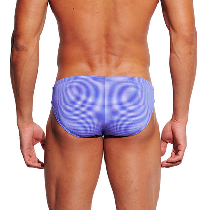 Men's Micro Bikini Thong Swim Briefs - Low Rise Tight High-Cut Narrow Side Bathing Suit S3629