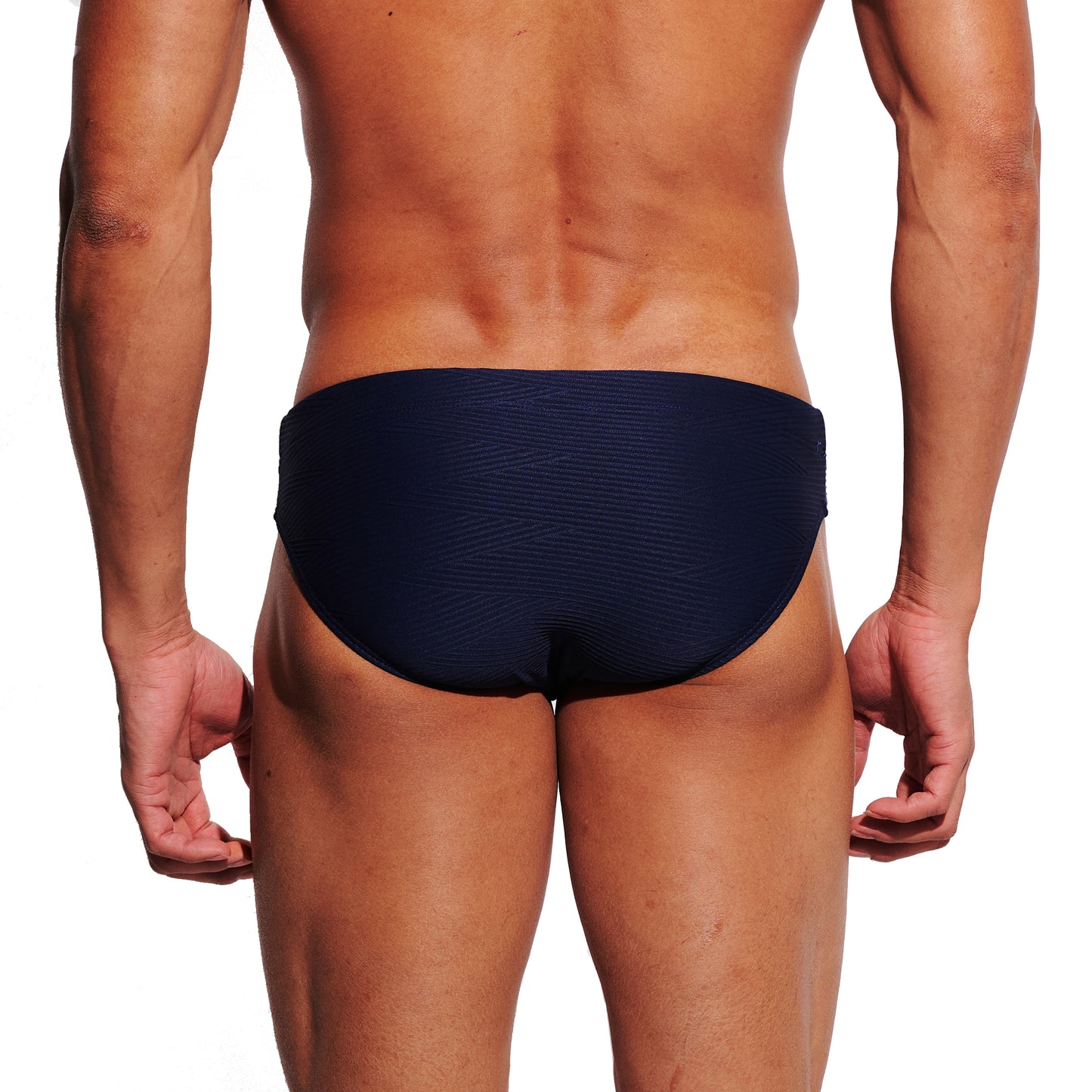 DESMIIT Men's Low Rise Micro Bikini Swim Briefs with Cup - Quick Dry Tight Bathing Suit for Swimming & Hot Spring S3631