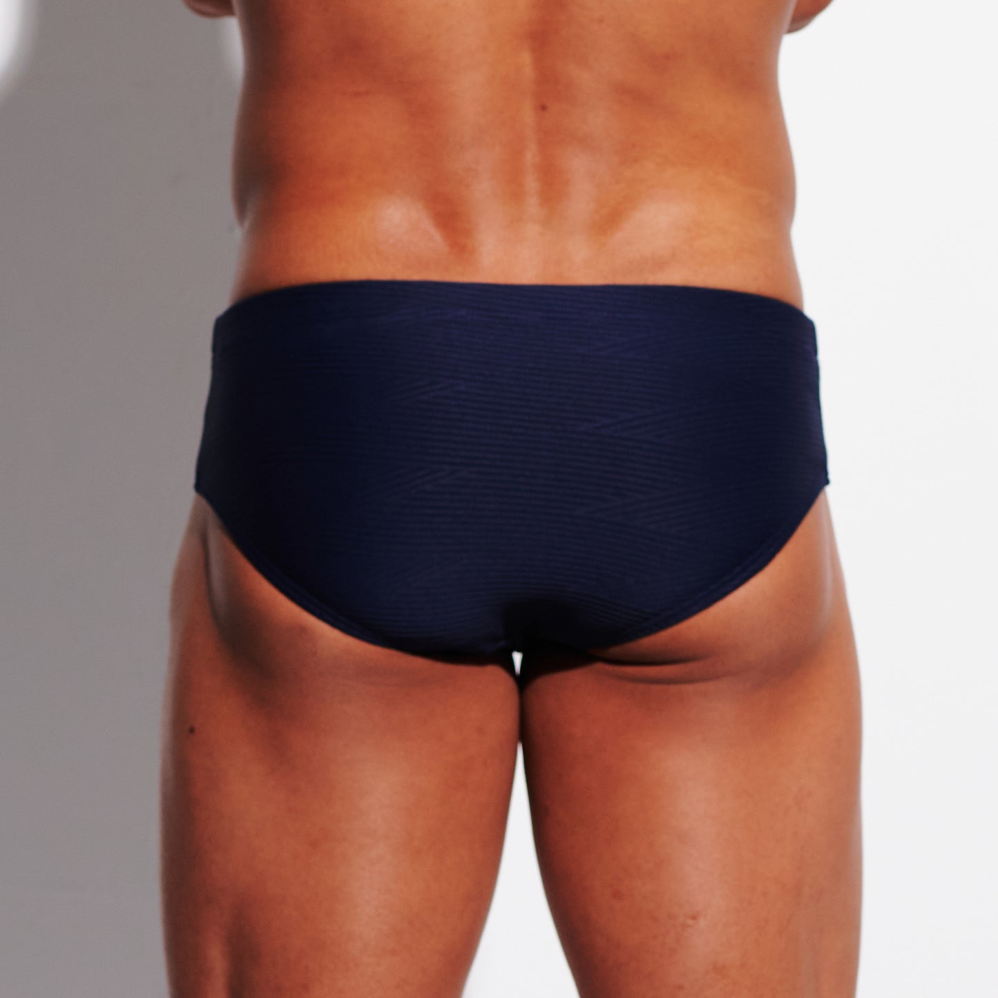 Men's Low Rise Swim Briefs with Wide Waistband - High Stretch Tight Bathing Suit, Quick Dry Bodycon for Swimming S3632