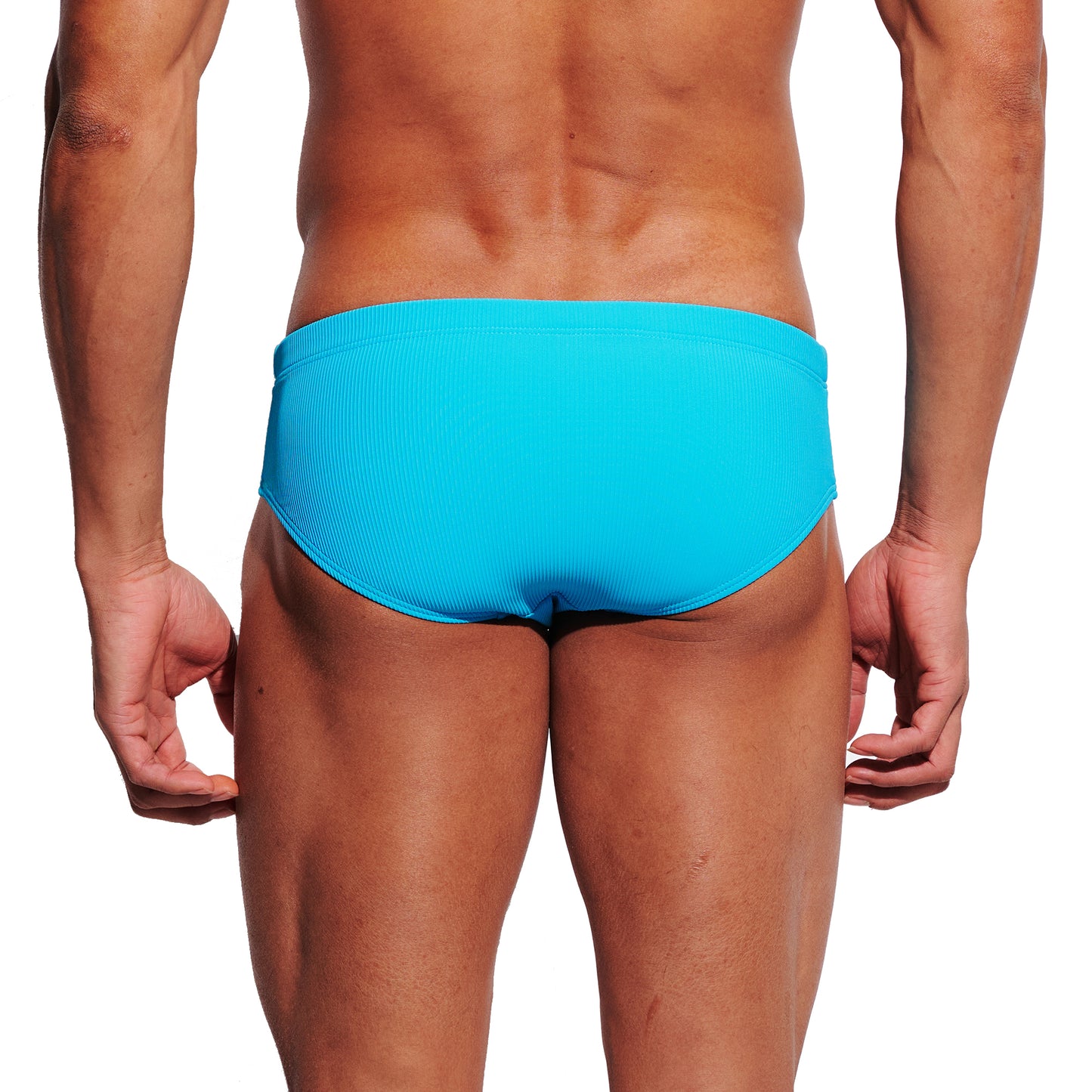 Men's Drawstrings High Stretch Classic Low Rise Swim Briefs | Breathable, Quick Dry, Tight Bodycon, Beach Pool  S3635