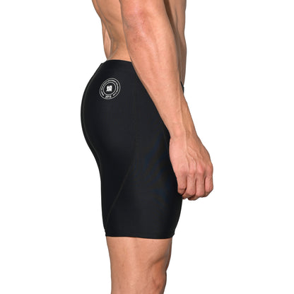 Men's Solid Drawstring Mid-Length Swim Trunks | Quick-Dry Shapewear Sports Swimwear S5525