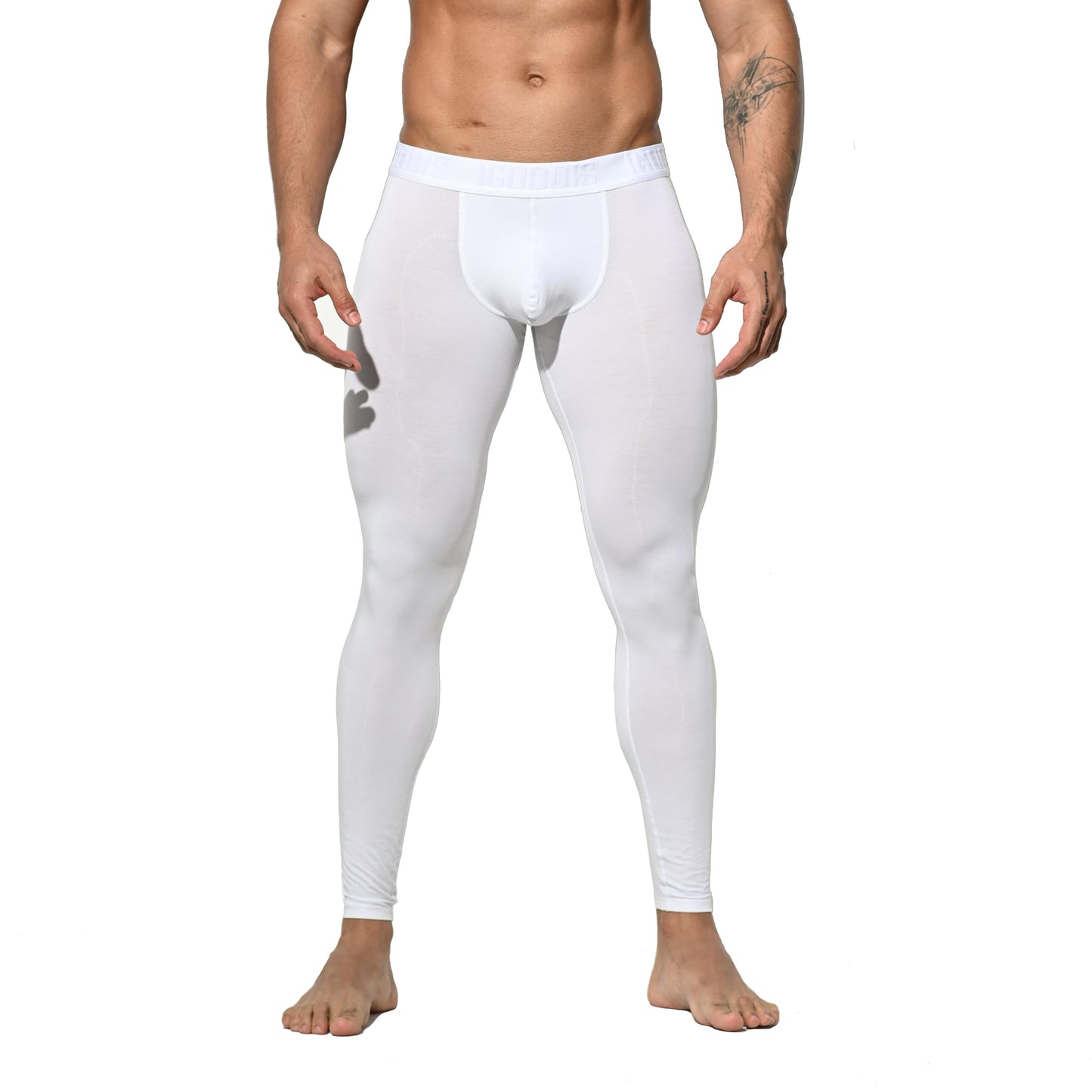 Men's Winter Warm Modal Thermal Long Johns - Lightweight Ultra Soft Fitted Tights U1110